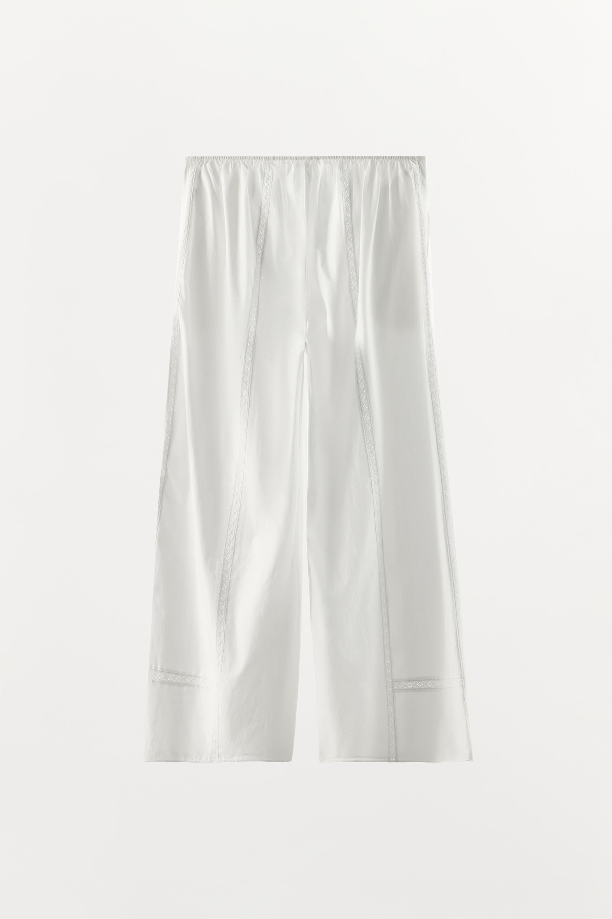 ZW COLLECTION LACE SAROUEL TROUSERS | Zara UK