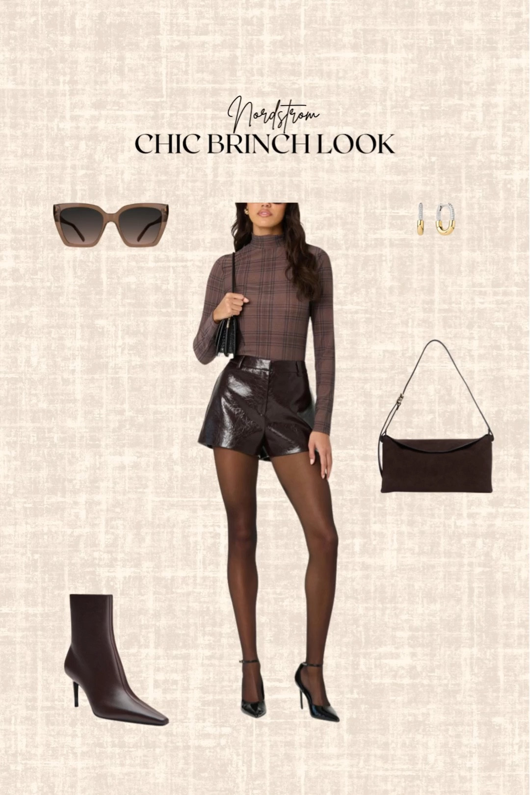 Nordstrom Chic brunch look! 

Top, shorts, handbag, boots, sunglasses, earrings 

#LTKootd #LTKFindsUnder100 #LTKHoliday