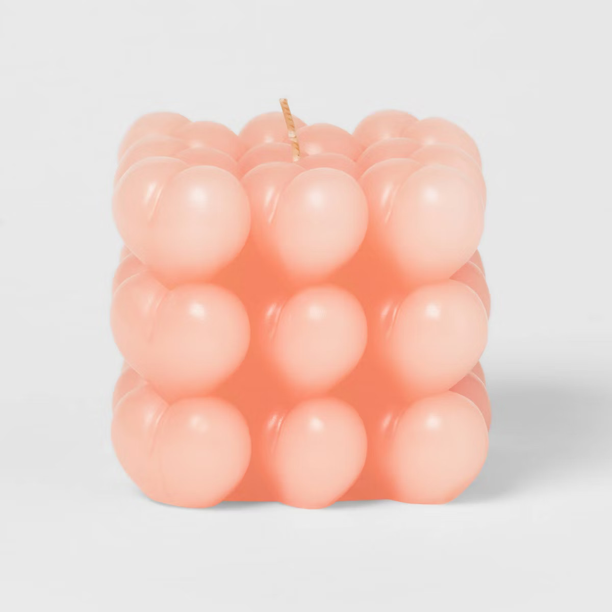 15oz Heart Bubble Figural Candle Casual Pink - Threshold™ | Target