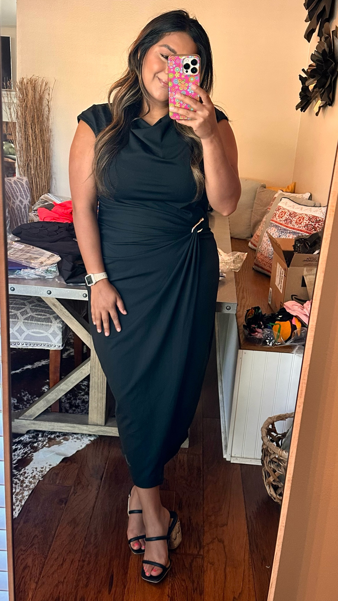 It’s hard to find an article of clothing that I believe would look good on literally any body type, but this dress is one!  
Stretchy fit, forgiving look, comfy and functional! Tts (could size down if between). Lots of color options. 

#LTKWedding #LTKMidsize #LTKParties