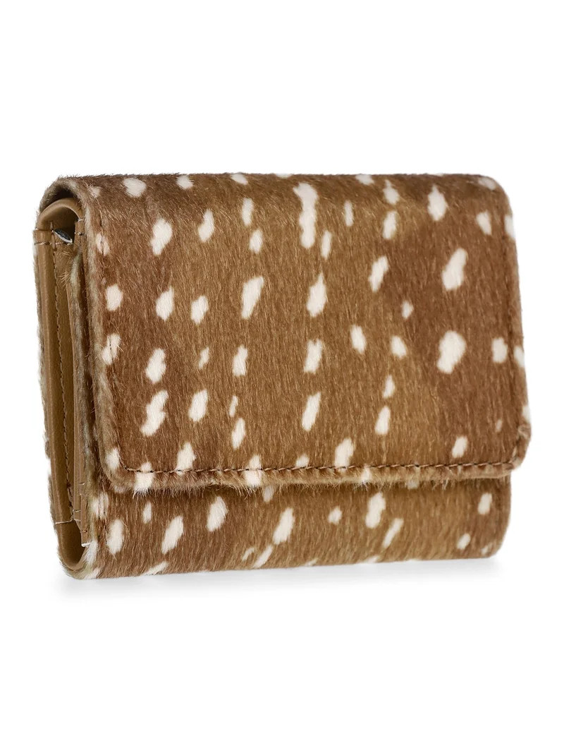 No Boundaries Moto Flap Wallet, Women's, Doe | Walmart (US)