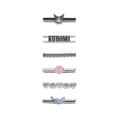 Kuromi Character Charms 6-Piece Slide-On Watch Band Set | Target