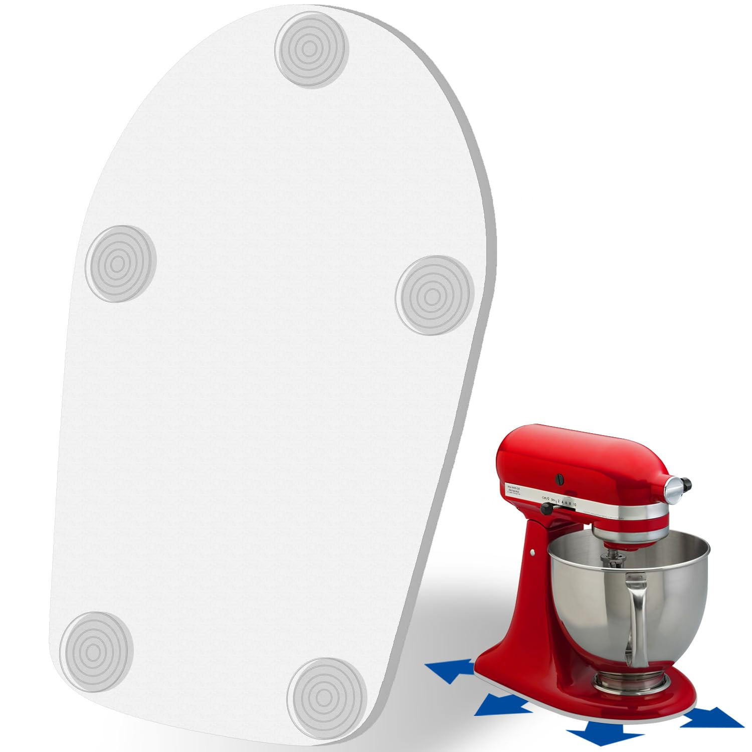 MIMORE Mixer Slider Mat for KitchenAid Stand Mixer 4.5-5 QT Tilt Head, Mixer Mat Compatible with ... | Amazon (US)