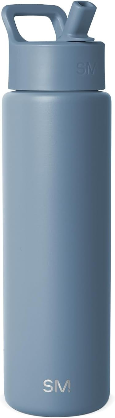 Simple Modern Water Bottle with Straw Lid | Vacuum Insulated Stainless Steel Metal Thermos | Reus... | Amazon (US)