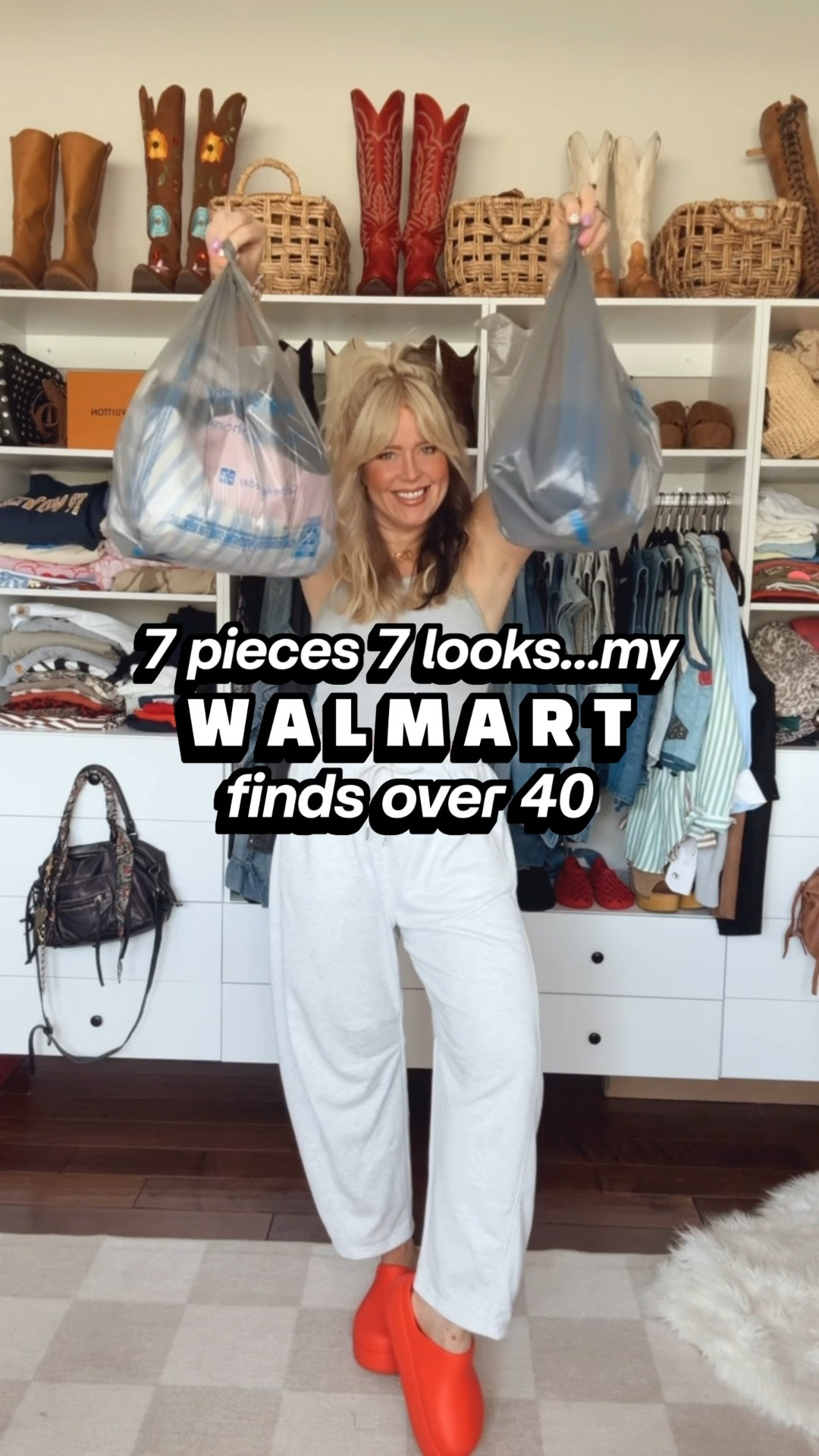 These Walmart finds are SO GOOD!! I went to Walmart yesterday and needless to say had fun! 👏🏼🥰 
Everything is an 8/M 
#walmartfashion #basictee #basictank #camopants #stripedtee 

#LTKOver40