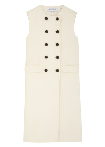 Hoxton sleeveless wool-blend jacket | Harvey Nichols
