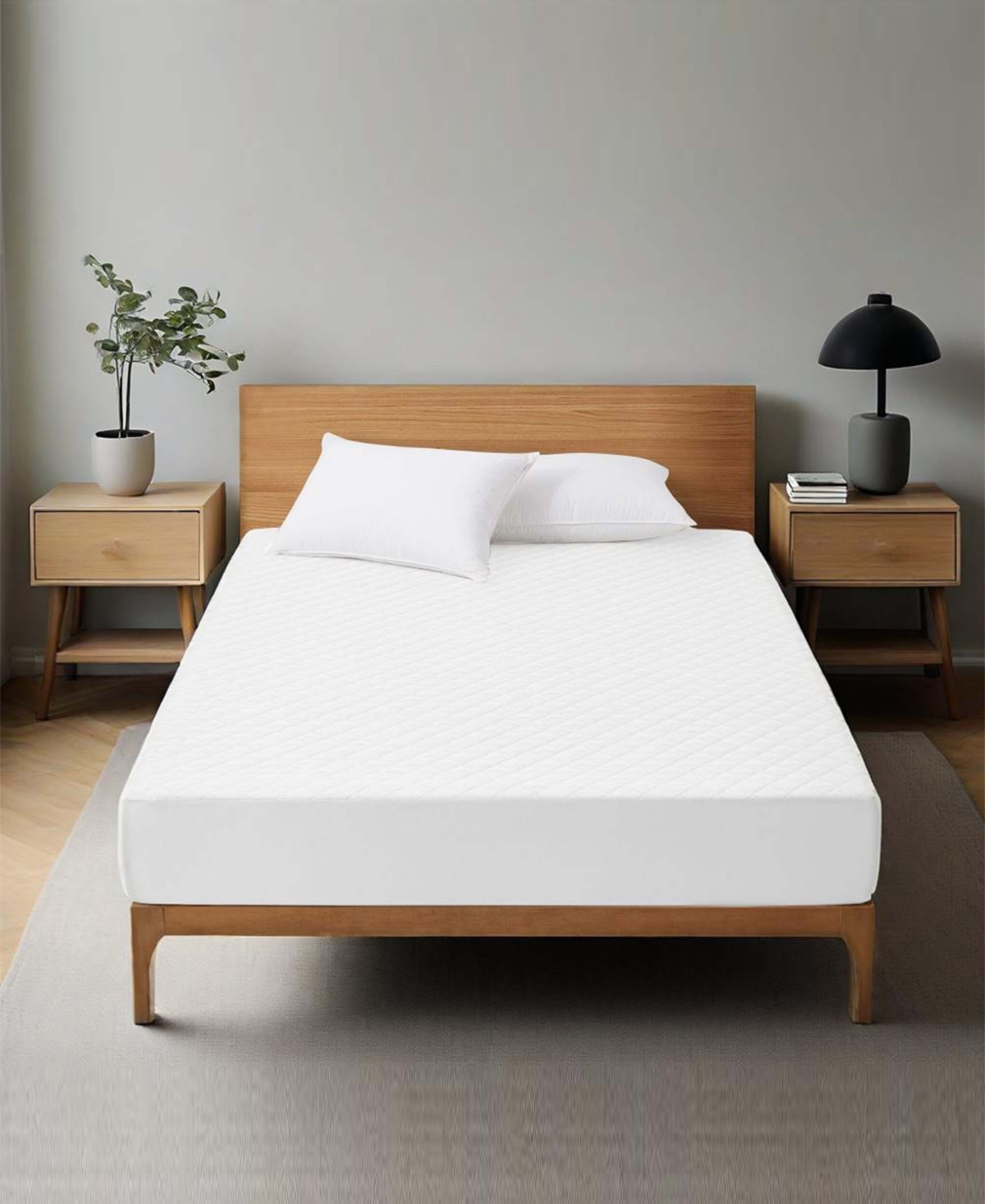 Unikome Waterproof Quilted Mattress Protector, Queen - White | Macy's