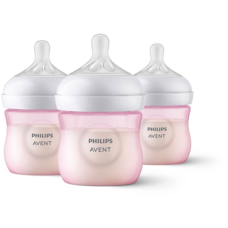 Philips Avent Natural Baby Bottle with Natural Response Nipple - Pink - 4oz | Target