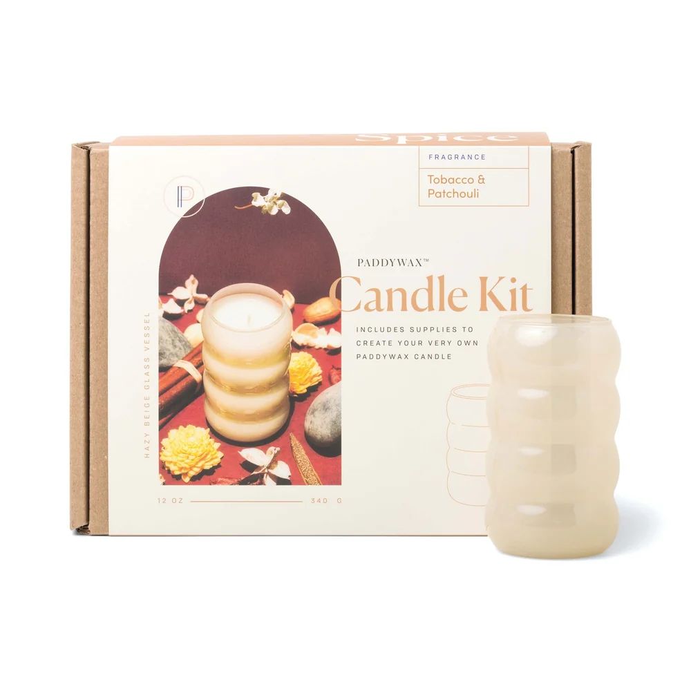 Candle Making Kit 12 oz. - Tobacco & Patchouli | Paddywax
