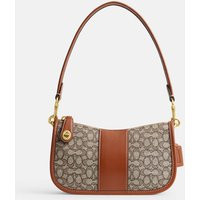 Coach Mini Signature 20 Jacquard and Leather Swinger Bag | Mybag.com (Global) 