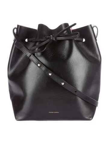 Mansur Gavriel Leather Bucket Bag | The Real Real, Inc.