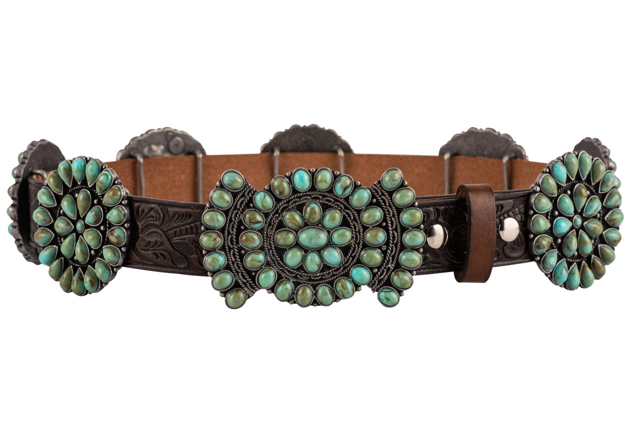 Double D Ranch Saqui Concho Western Belt | Pinto Ranch | Pinto Ranch