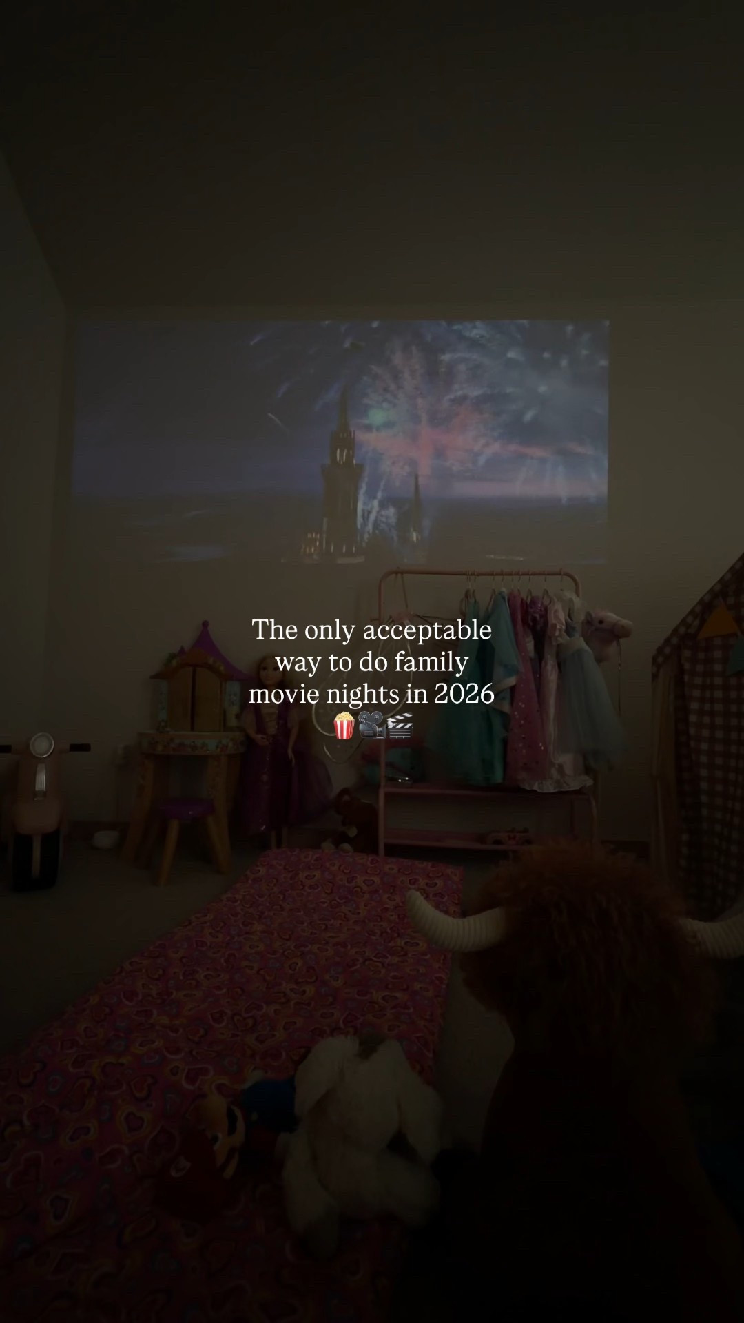 This movie night upgrade Santa got the family has been used hours a day, gathers us almost every evening, and absolutely does somehow make movie nights more magical 🍿🎥✨

Our family values movie nights every single week. But since getting this… every day has felt like a movie night. We will never have tvs in the kids rooms, but this week we’ve all been down sick and put it in Chloe’s room to rest… and it was so nice to have a portable tv for special moments. 

✨ Autofocuses to center onto any wall with some magic technique. It doesn’t matter where I set the projector down, how crooked it is, or whatever… it centers itself magically to the wall every single time. 

✨ Works like a Fire Stick! Has Prime, Disney, Netflix, Hulu, and more. We just link our accounts and it’s ready to go! 

✨ romanticizes every day life… and who doesn’t want that? 

I can’t wait for the summer and using our back porch for this! 🍿✨

#LTKdayinmylife #LTKmomlife #LTKKids