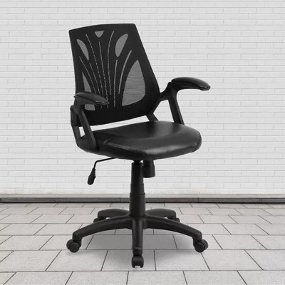 Mid-Back Designer Mesh Swivel Task Office Chair with Open Arms | Wayfair North America