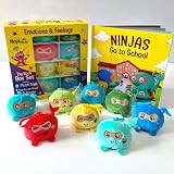 Ninja Life Hacks Emotions and Feelings Toy Book Box Gift Set (Plush Toys 1-8: Angry Ninja, Positi... | Amazon (US)