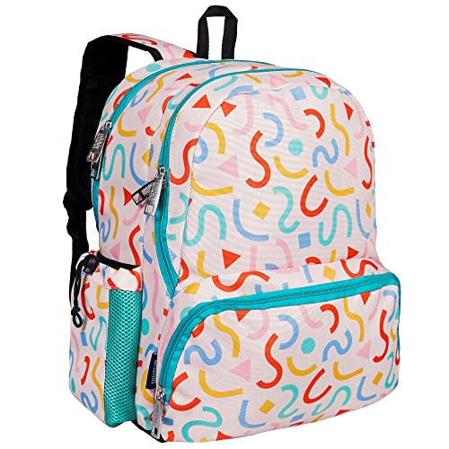 Wildkin 17-inch Kids Backpack – Durable, Lightweight School Bag for Boys & Girls - Confetti Peach | Amazon (US)