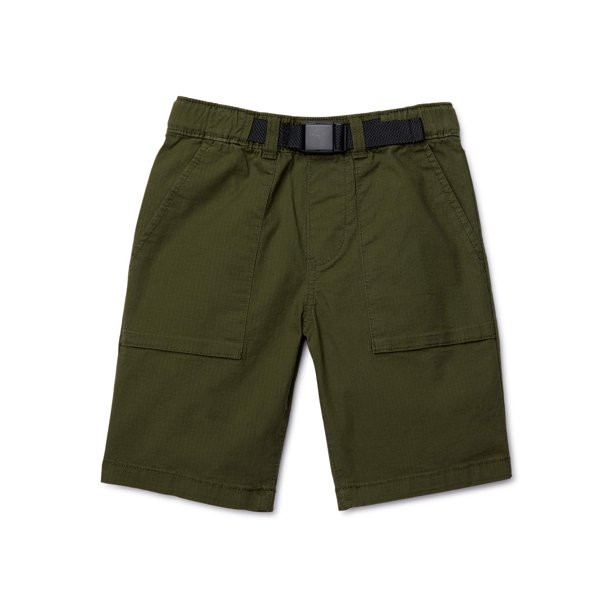 Wonder Nation Boys Buckle Up Utility Shorts, Sizes 4-18 & Husky | Walmart (US)