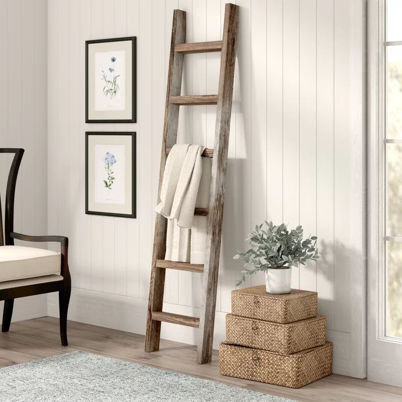 Wood 6 ft.Blanket Ladder | Wayfair North America
