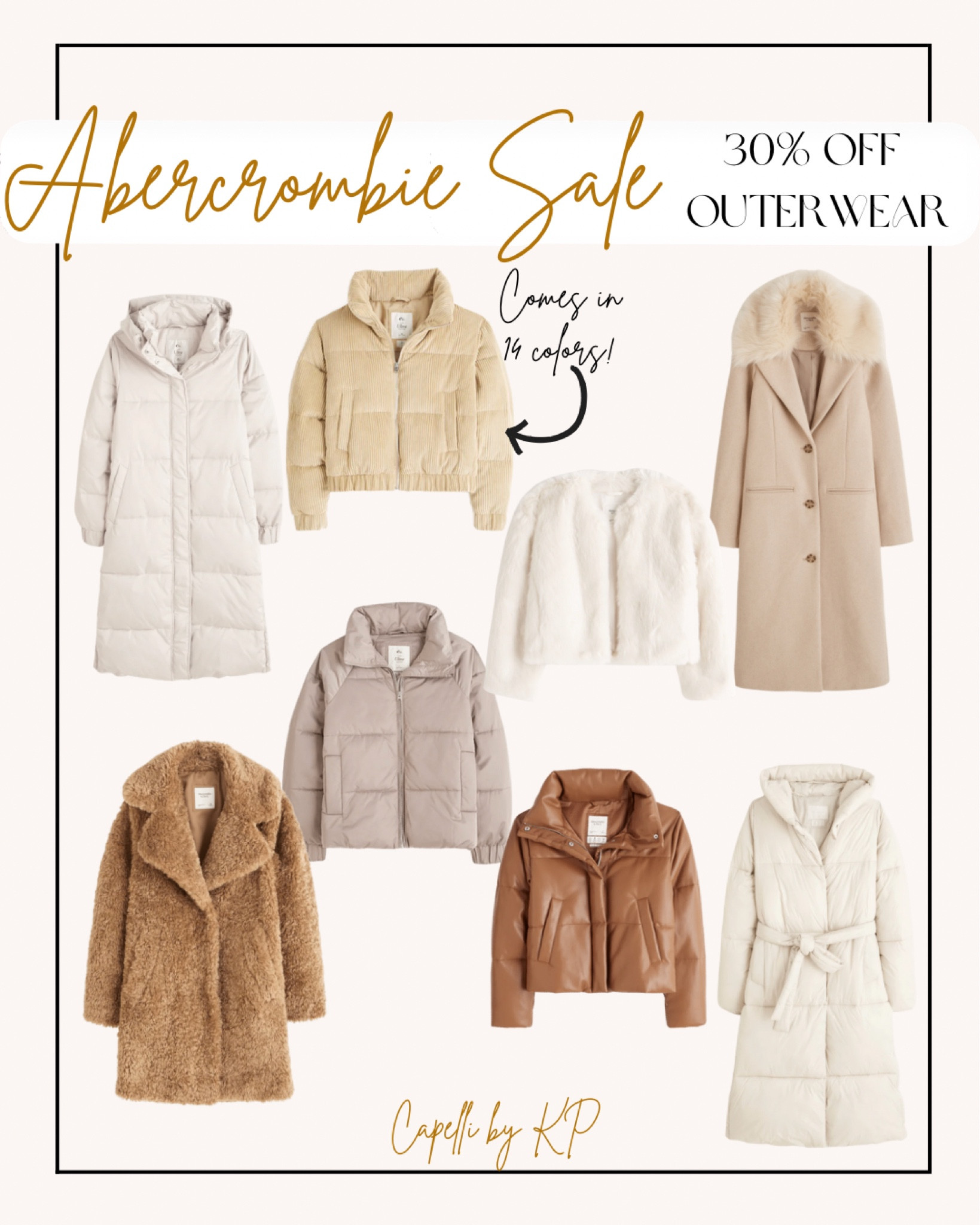 Abercrombie & Fitch 
Sale alert 
Outerwear 
Winter weather wear

#LTKstyletip #LTKSeasonal #LTKsalealert