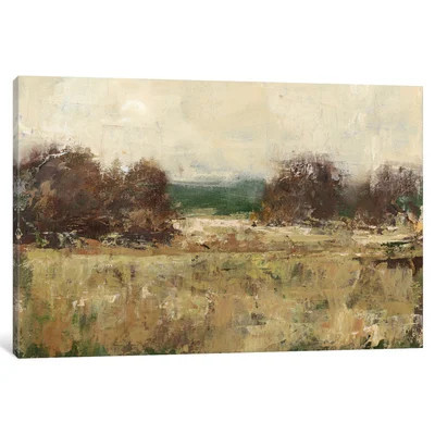'Plum Foliage I' Painting Print on Canvas | Wayfair North America