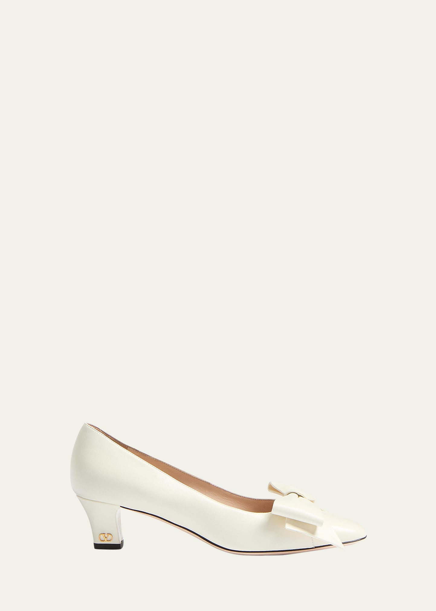 Valentino Garavani Bowow Leather Pumps | Bergdorf Goodman