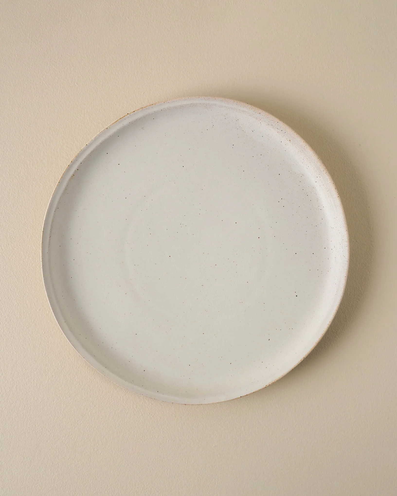 French White Speckle Plate | Magnolia