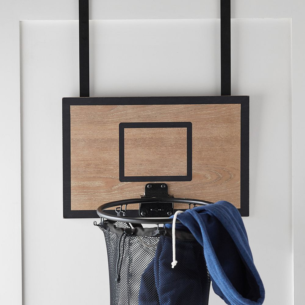 Basketball Hoop Over The Door Hamper | Pottery Barn Teen