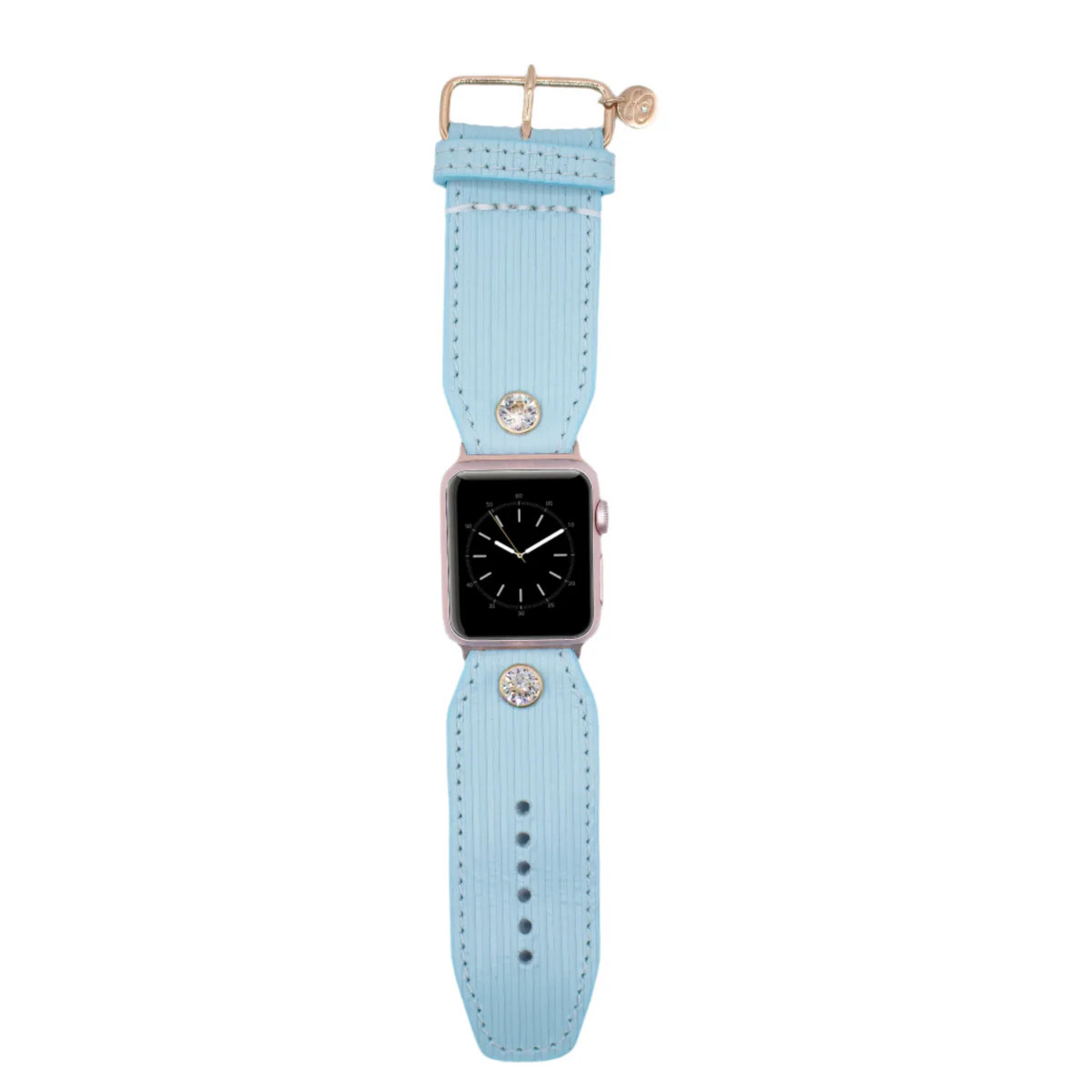 Baby Blue Corduroy Sivella Watchband | Sparkl