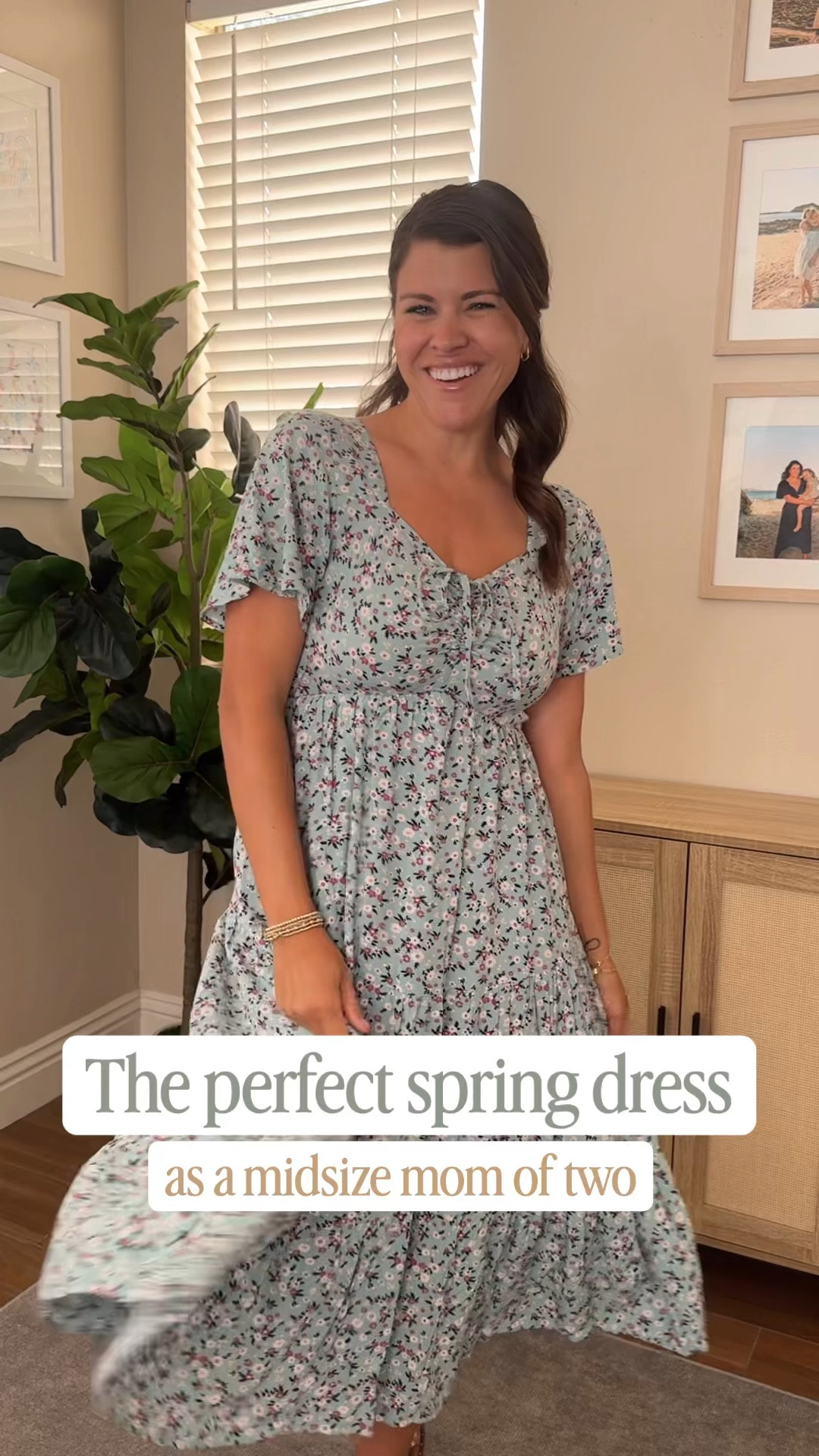 If you’ve been looking for a flattering floral that actually fits… this is it 💐

#LTKootd #LTKMothersDay #LTKMidsize