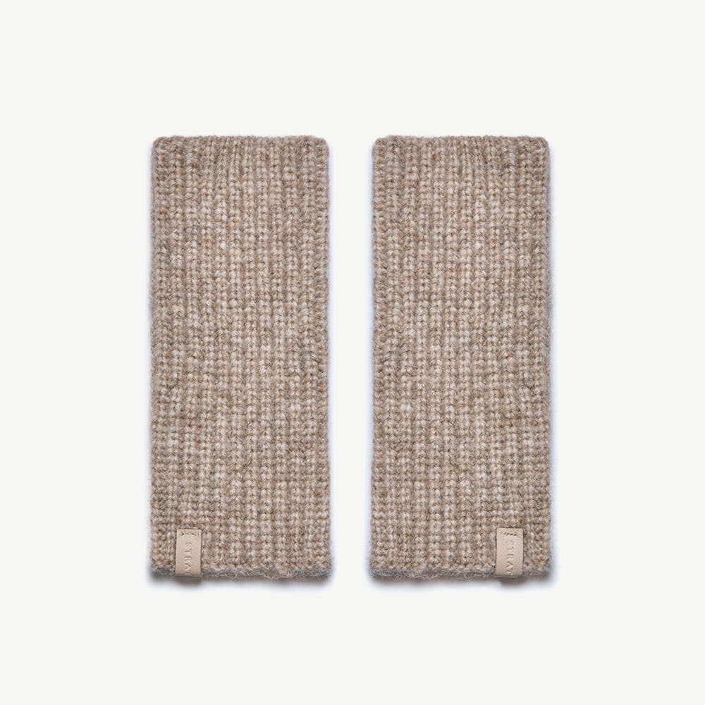 Strathberry - Ember Wrist Warmers - Oat / Neutrals | Strathberry