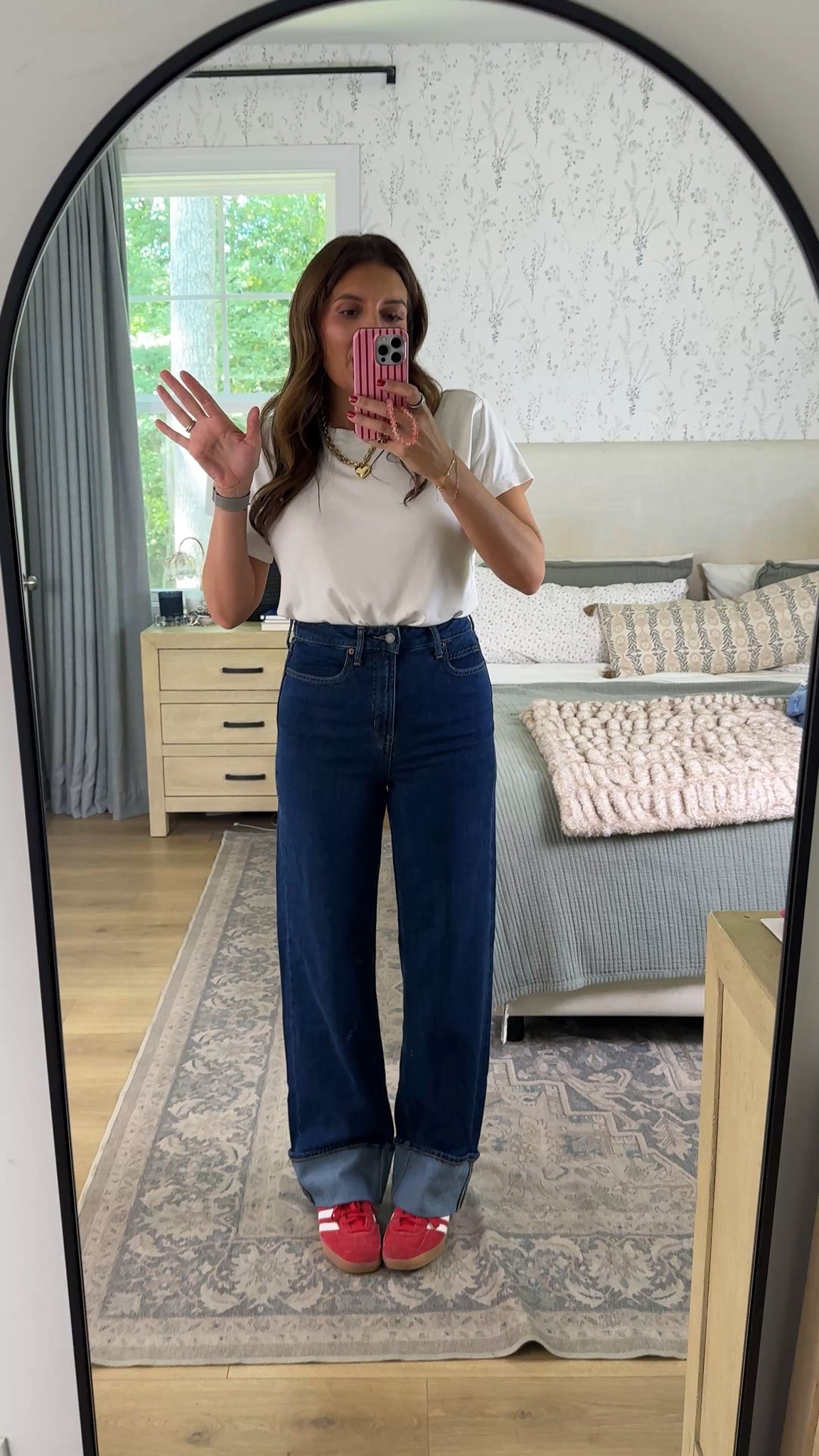 My favorite old navy jeans in a new wash! Love the cuffed hem and dark wash! I’m 5’7” in a size 4 tall

#LTKTall #LTKOver40 #LTKSaleAlert