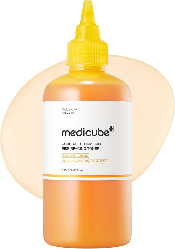 medicube Kojic Acid Turmeric Smoothing Toner for Face & Body | Lightweight Toner for Balancing Un... | Amazon (US)