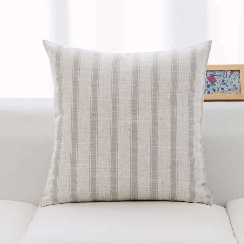 Beckette Striped Linen Throw Pillow | Wayfair North America