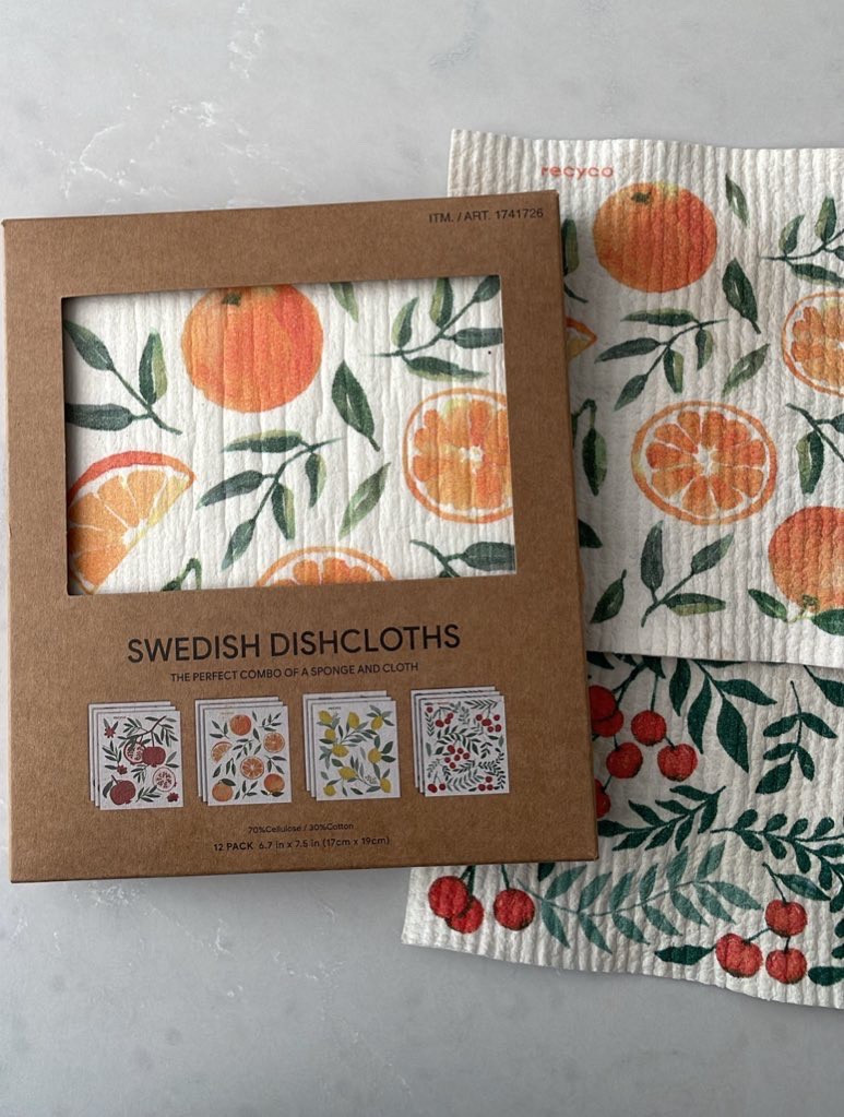 PSA: for Christmas, my mom got everyone these dishcloths, which she claimed were game-changing. Four months later, I am here to say she was correct

Not a sponge, not a paper towel, not a washcloth... somehow all of them and better than any? How do they never get stinky? They get washed with the towels and air-dried when they get dingy but literally never have that gross sponge/cloth smell

#LTKHome #LTKFindsUnder50