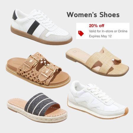 20% off women’s shoes this weekend!
Ends today!

Women’s style, women’s shoes, sandals, sneakers, target style, affordable fashion, target must haves, target shoes, women’s wardrobe basics, women’s sandals

#LTKSaleAlert #LTKStyleTip #LTKShoeCrush