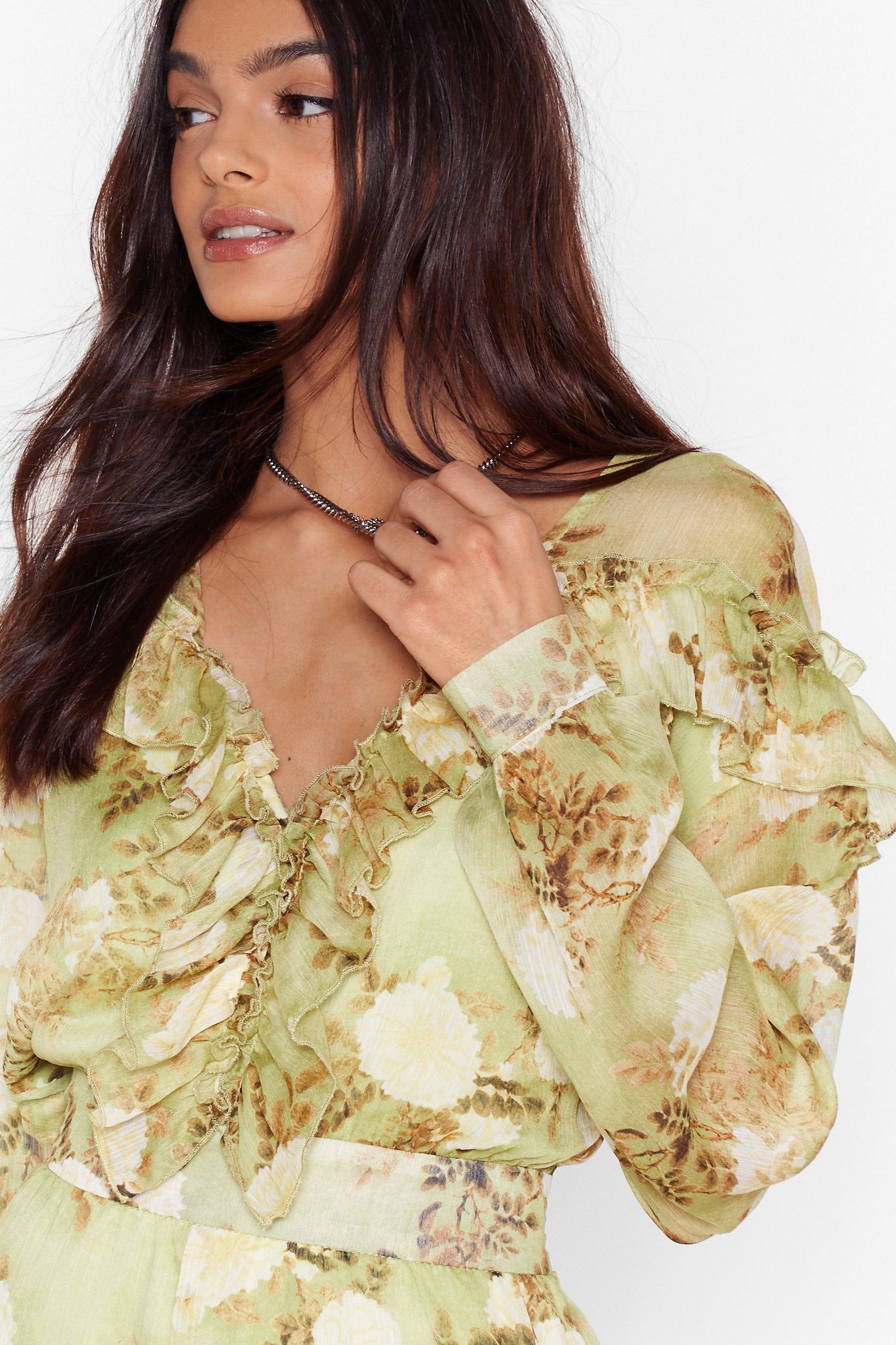 When the Light's Grow Out Floral Romper | NastyGal (US & CA)
