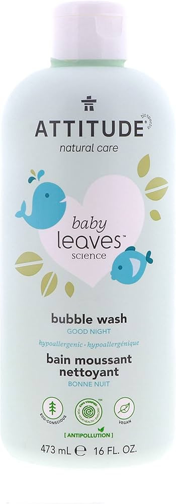 ATTITUDE Bubble Wash for Baby and Kids, EWG Verified Hypoallergenic Plant- and Mineral-Based Body... | Amazon (US)