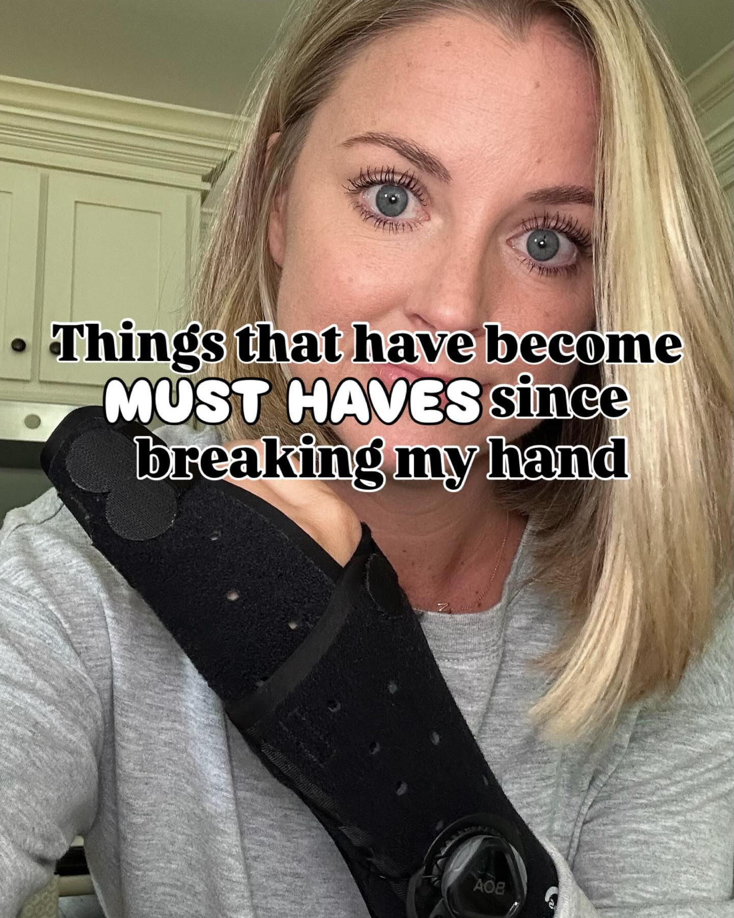 The broken hand/arm necessities💪 If you need any of these or need some recommendations, comment BROKE and I’ll send you the links!! 😂

#lifeofamom #sahm #girlmusthaves #momlife

#LTKmomlife