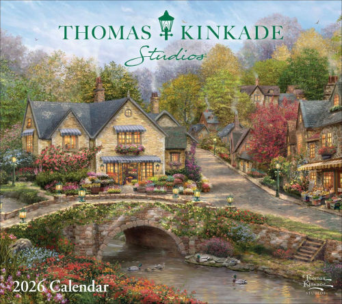 2026 Thomas Kinkade Studios Deluxe Wall Calendar | Barnes & Noble