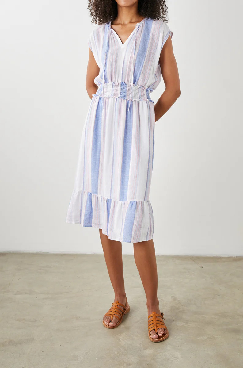 ASHLYN DRESS - MARINI STRIPE | Rails