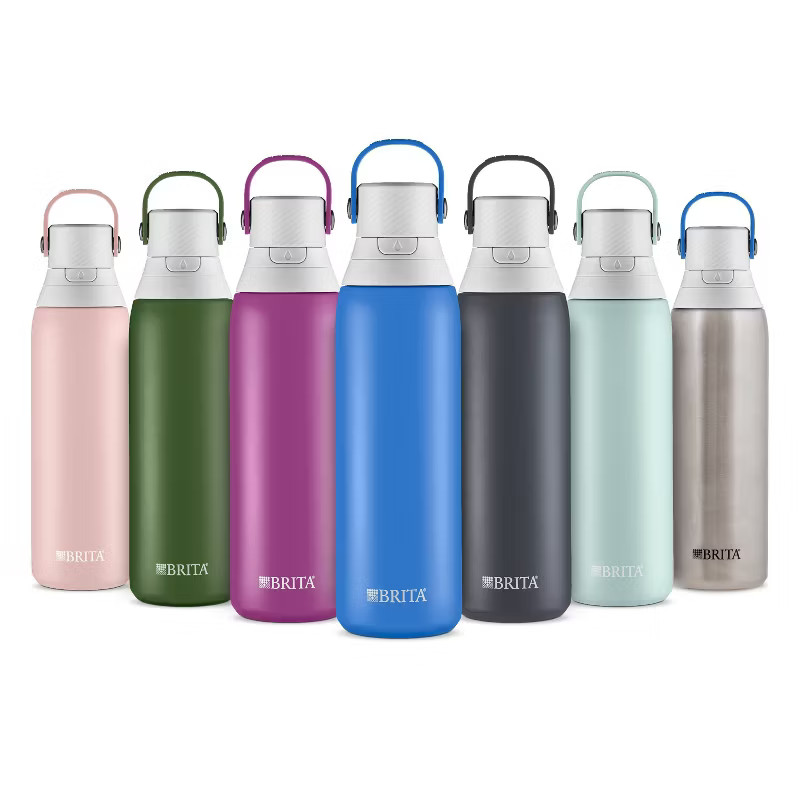 Brita 20oz Premium Double-Wall Stainless Steel Insulated Filtered Water Bottle | Target