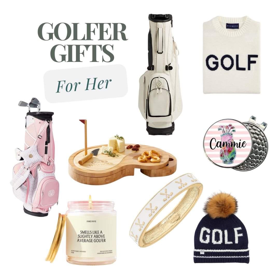 Christmas Gift Ideas for Golfers

-Christmas Gift Ideas for women golfers
-golf bag
-golf gifts for wine 
Christmas Gift Ideas for her 
-Candle
-Golf putting green Charcuterie Board

#LTKGiftGuide #LTKActive
