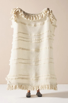 Amber Lewis for Anthropologie Cabin Wool Blend Throw Blanket | Anthropologie (US)