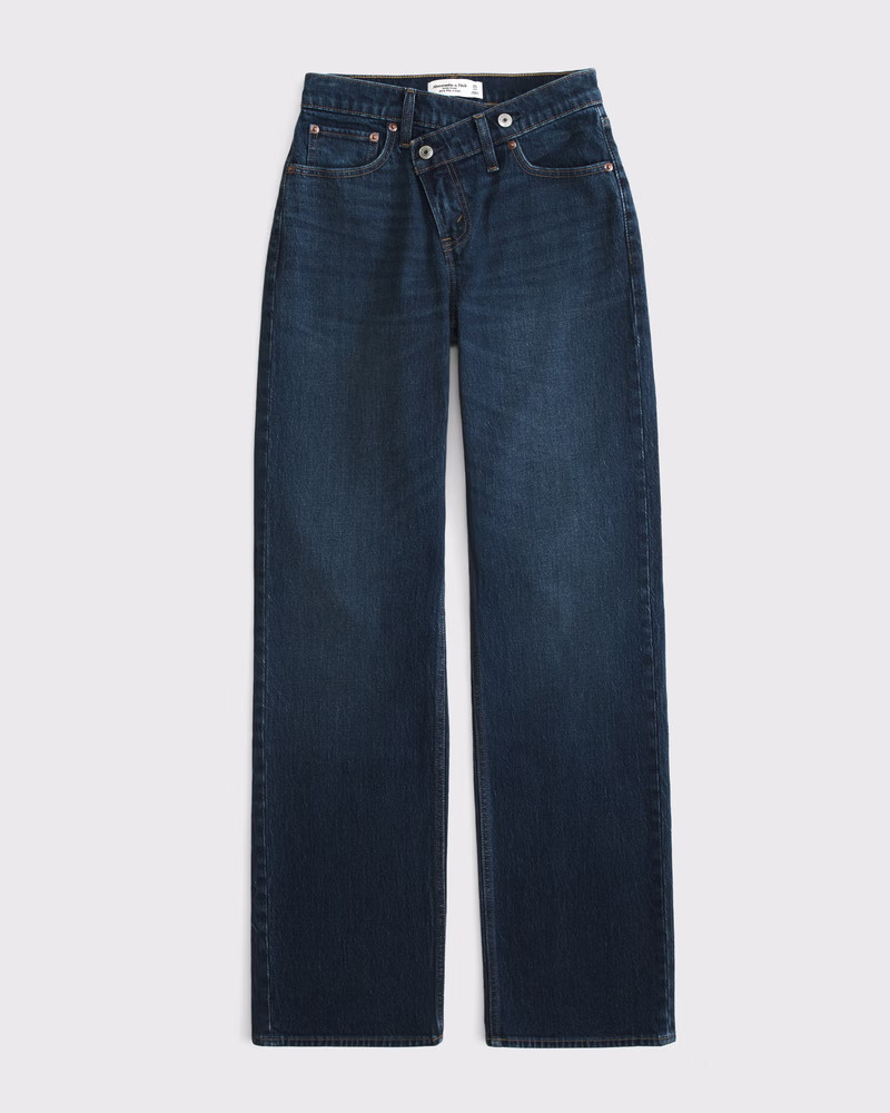 Women's Curve Love High Rise 90s Relaxed Jean | Women's Bottoms | Abercrombie.com | Abercrombie & Fitch (US)