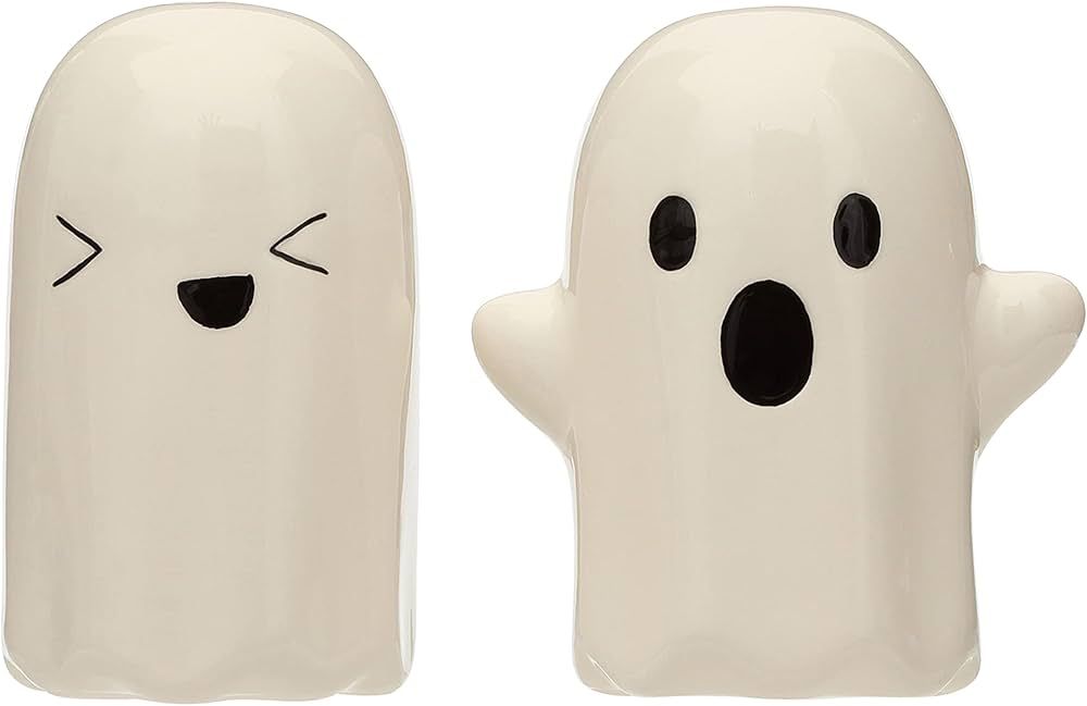 Pearhead Ghost Salt & Pepper Shakers, Pepper Shakers, Halloween Décor For The Kitchen, Must Have... | Amazon (US)