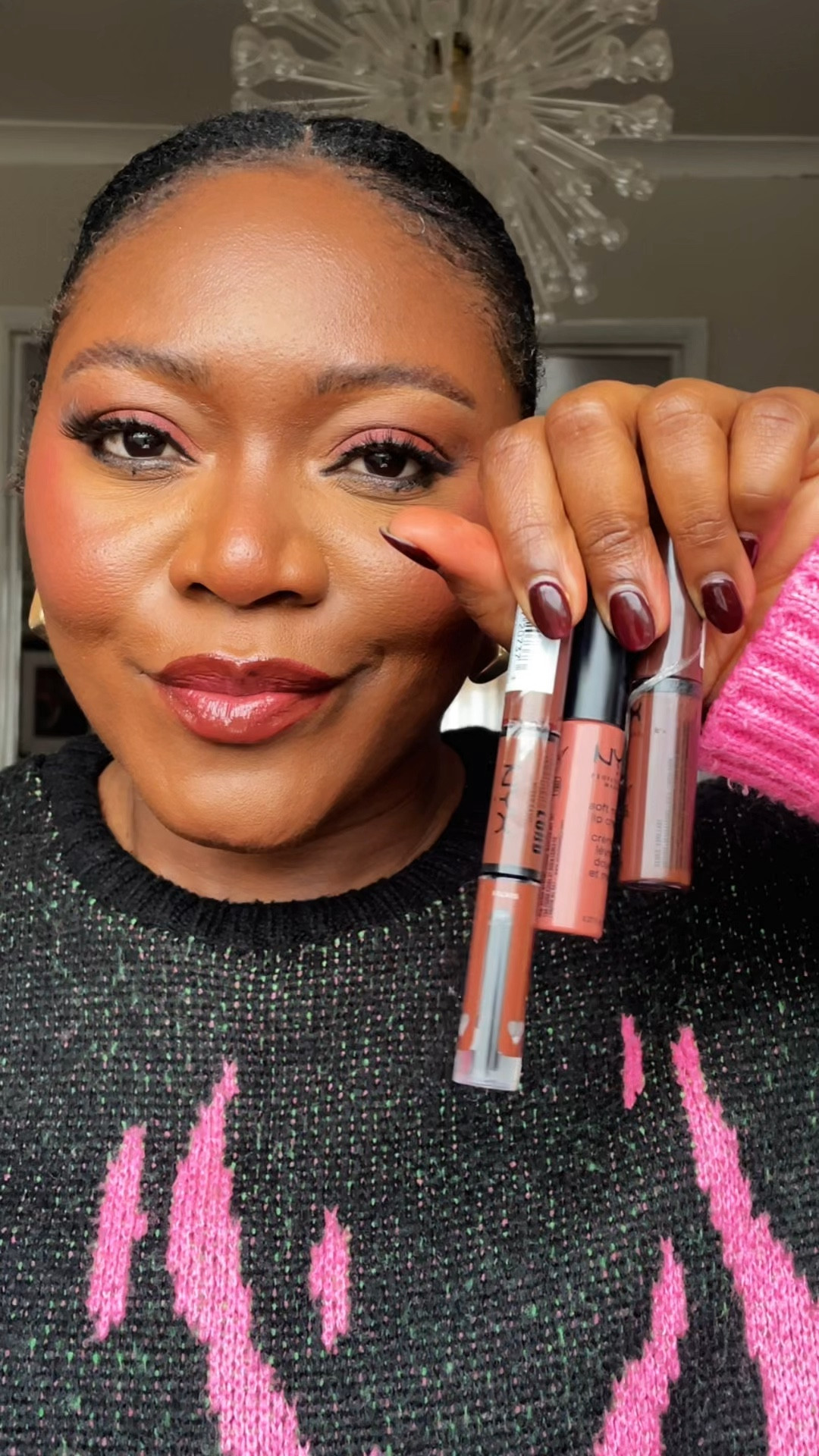 All NYX lip products used linked below 