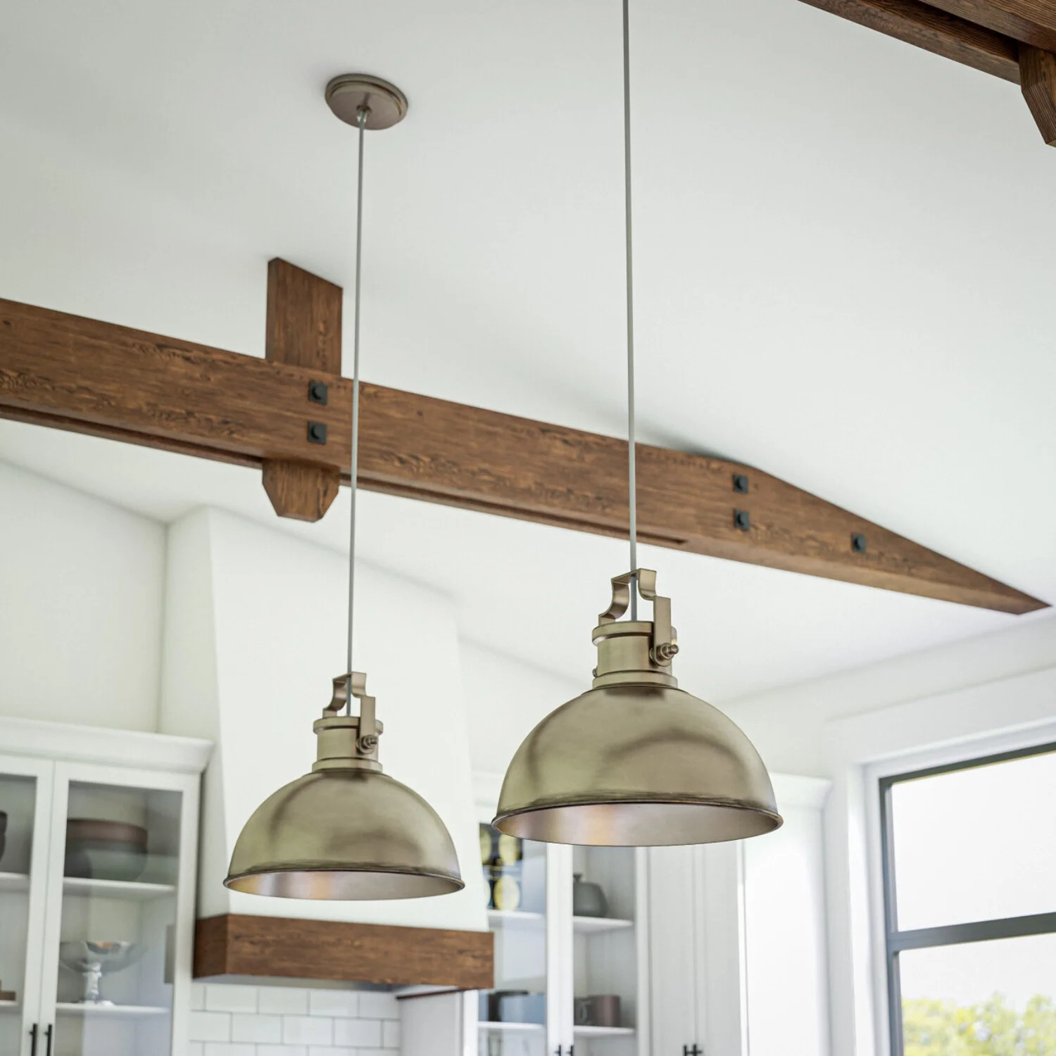 Nautilus 1 Light Pendant with Gray Finish - Walmart.com | Walmart (US)