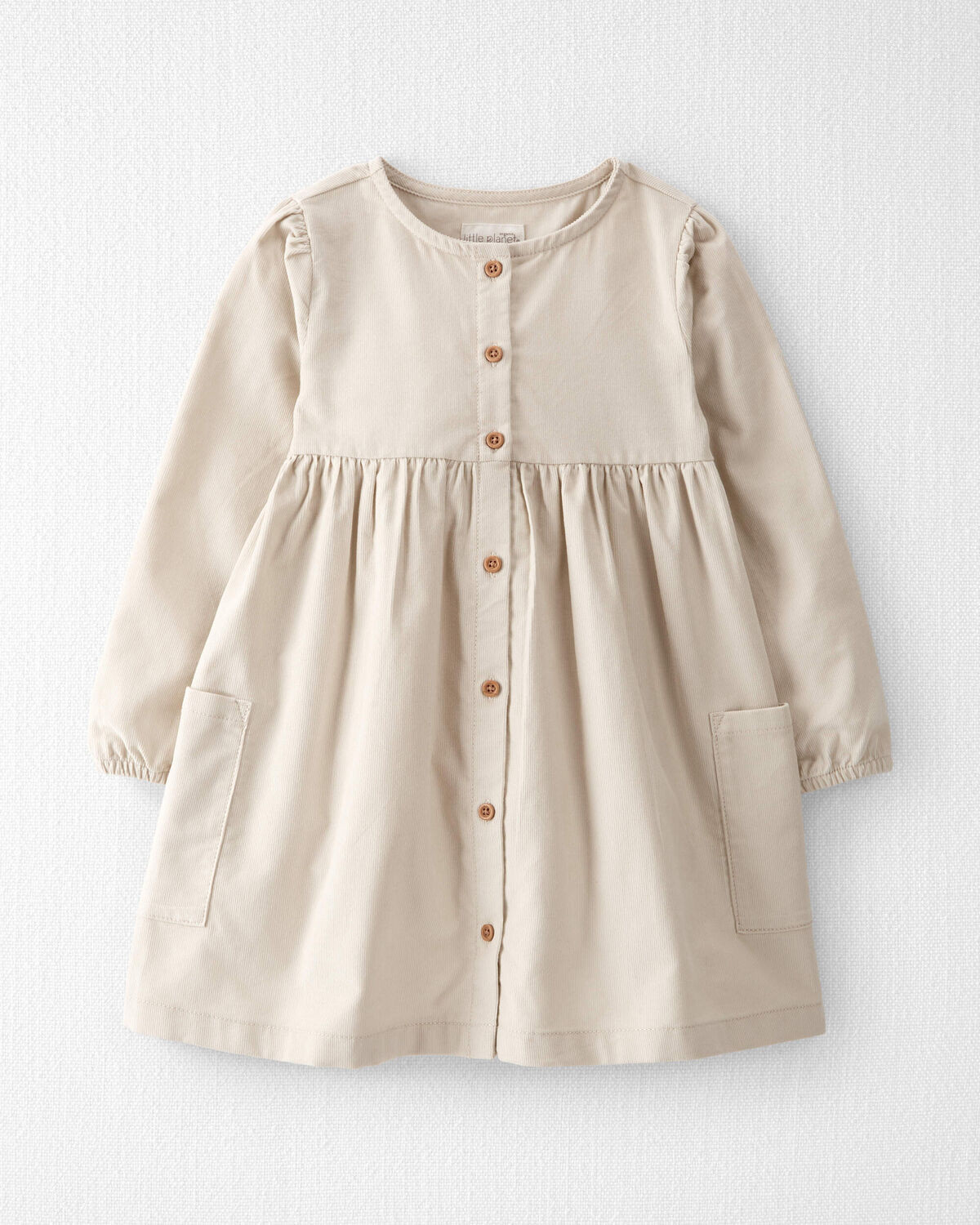 Toddler Organic Cotton Corduroy Button-Front Dress - Little Planet | Carter's | Carter's Inc