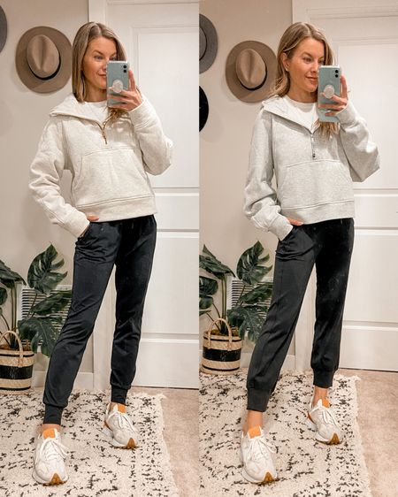 Lulu vs. Dupe! Which is which?!
Dupes on the left.
Lulu on the right.
Visit my IG stories for video details!
Tap photos below for my reviews w/ sizing info.

Lululemon scuba hoodie dupe
Lululemon Ready to Rulu Joggers dupe

I am wearing cropped length in the Rulu joggers, but I should have done the 7/8 length. (I am 5’1”) I linked all 3 lengths of the Rulu joggers!

#hocautumn Oyster (Amazon hoodie)

#LTKfit #LTKunder100 #LTKstyletip
