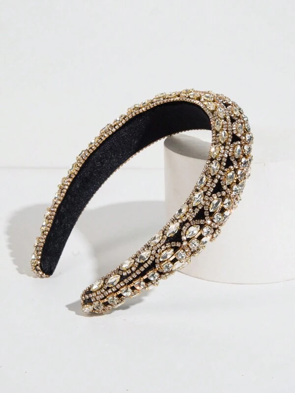 1pc Women's Vintage Super Sparkly Gemstone Decorated Party Headband | SHEIN